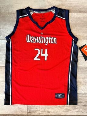 Fanatics Aaliyah Edwards Washington Mystics #24 Jersey Youth XL Red WNBA NWT